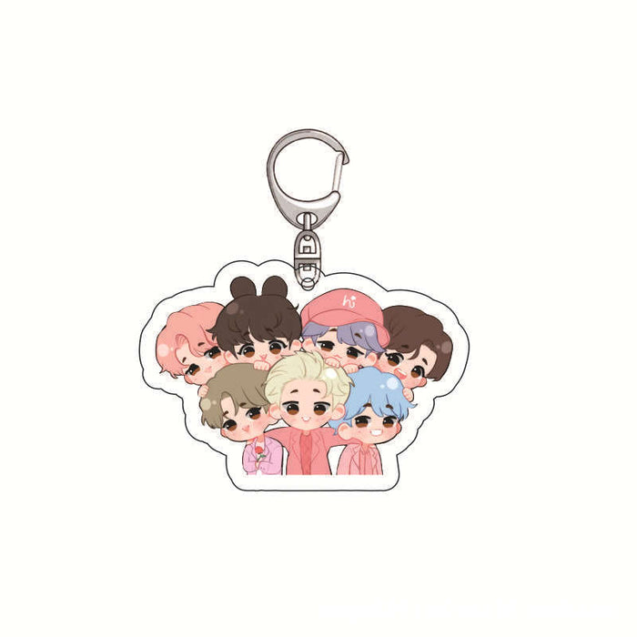 Wholesale Creative Candy Series Kpop Cartoon Keychain JDC-KC-XinF001