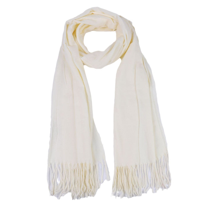 Wholesale Thick Imitation Cashmere Scarf Thorn Hair Scarf Soft and Warm Solid Color Scarf Women's Tassel Scarf Neck Shawl JDC-SF-MC004