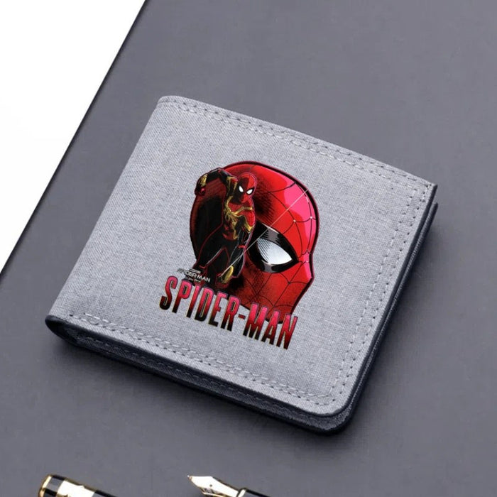 Wholesale Cartoon Print Ultra Thin Canvas Card Wallet Modern Cool Unisex Everyday Fashion Accessory
