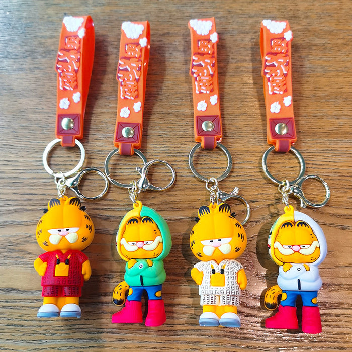 Wholesale Cartoon Silicone Doll Keychain JDC-KC-Tingm202