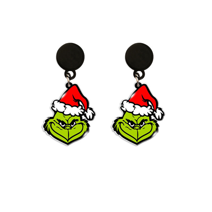 Wholesale Christmas Acrylic Earrings and Earrings JDC-ES-XiangL055