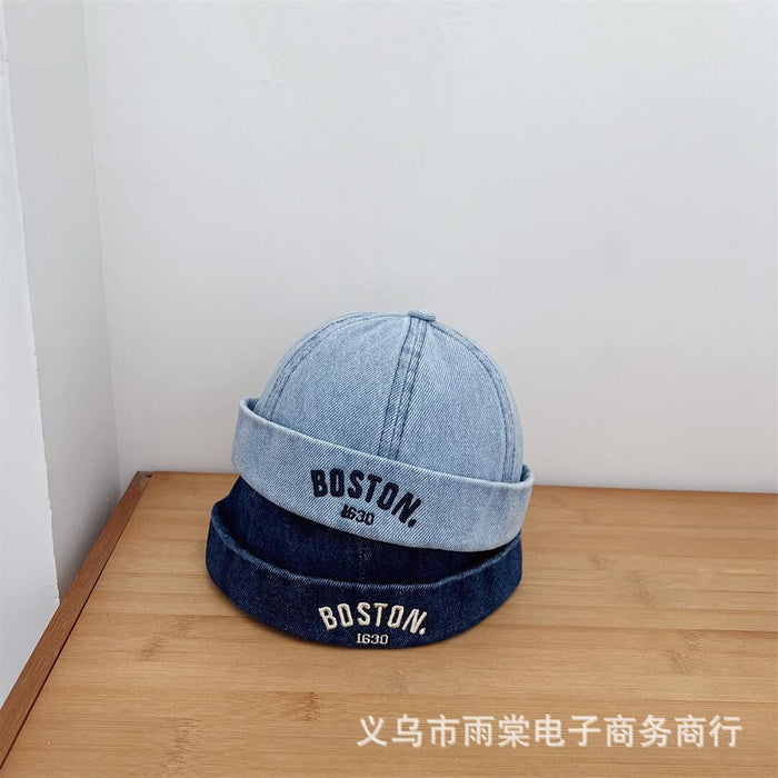 Wholesale Children's Fashion Embroidered Hat Baby's Travel All-match Hat