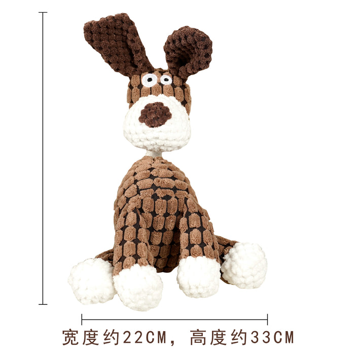 Wholesale Pet Dog Cotton Rope Molar Bite Resistant Cat Toy Plush Sound Interactive Cat Toy Dog Products