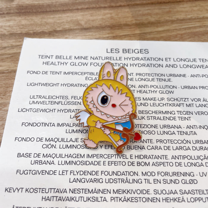 Wholesale Cartoon brooch cute rabbit metal badge student bag clothes creative accessories