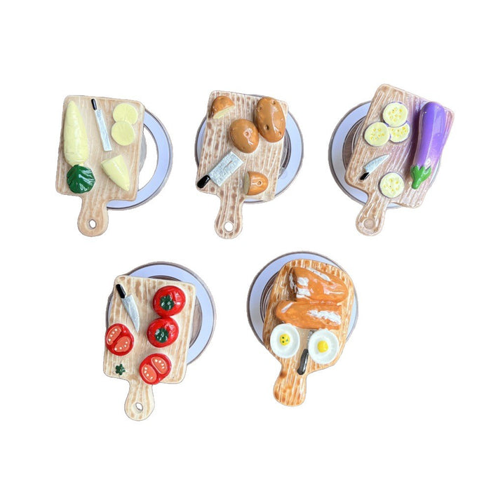 Wholesale 3D cutting board vegetable and phone stand