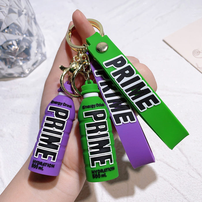 Wholesale Beverage Bottle PVC Soft Glue Keychain JDC-KC-Qiwei037