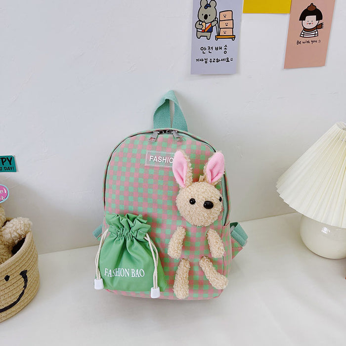 Wholesale Nylon New Style Style Plaid Backpack JDC-BP-YuanDuo012