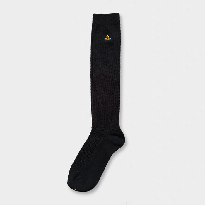 Wholesale Wearing calf socks, college style matching boots, slimming over the knee, pile up long tube