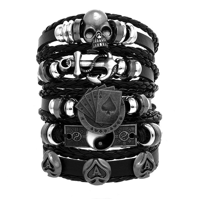 Wholesale Punk Style Alloy Men's Bracelet JDC-BT-XH022