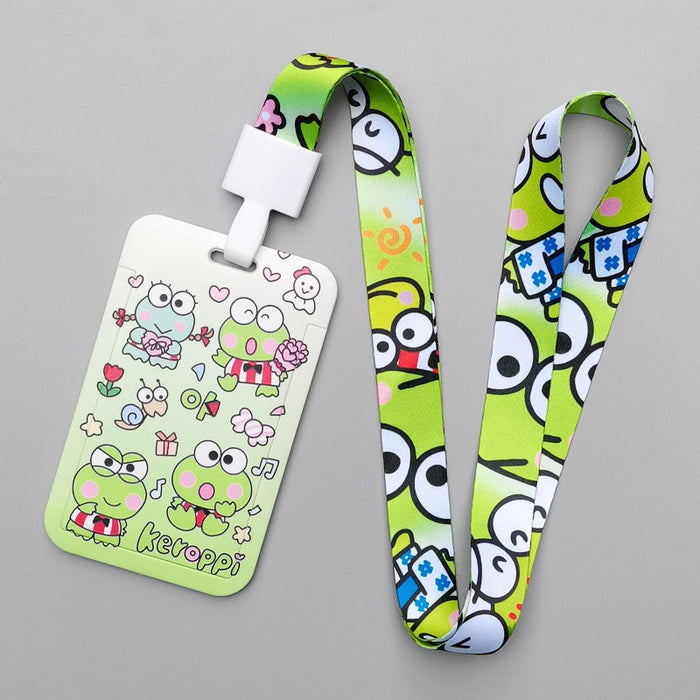 Wholesale Trendy Plastic Cartoon Card Holder With Lanyard Student ID Badge Gift