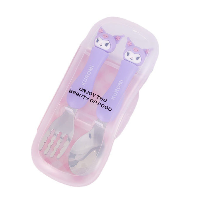 Wholesale Cartoon Stainless Steel Forks and Spoons Cutlery Set JDC-SN-CXR004