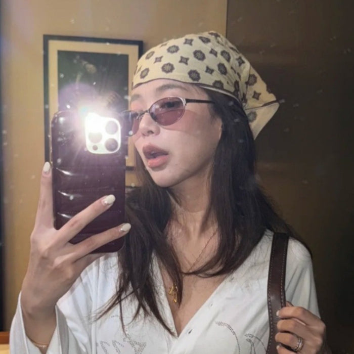 Wholesale Hot girl sunglasses, women's high-end retro metal cat eye sunglasses