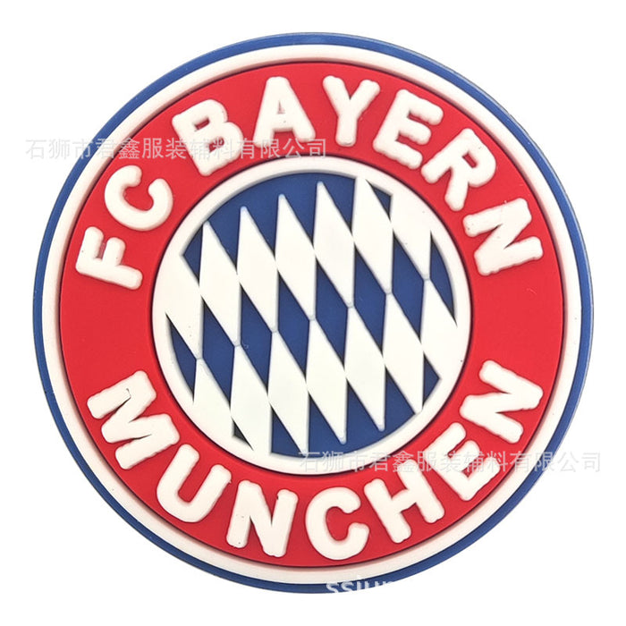 Wholesale 50pcs Football team standard Jersey Shoes Charms