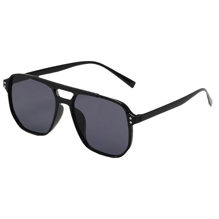 Wholesale  Double Beam Sunglasses Large Frame Sunshade Ocean Pieces Sunglasses