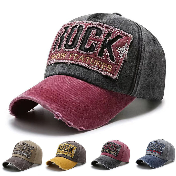 Wholesale Washed Letter Baseball Cap