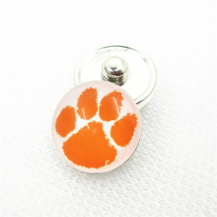 Wholesale  18mm snap button University League team logo
