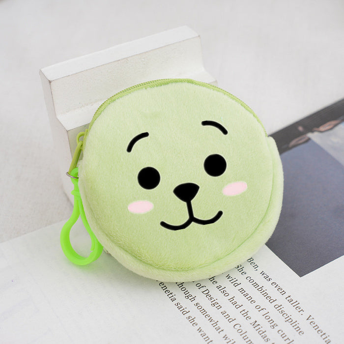 Wholesale Plush Cartoon Small Wallet Keychain JDC-KC-ShuaiX001