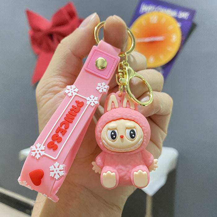Wholesale Plush Cloth Sitting Cute Series Keychain Doll Gift Keychain