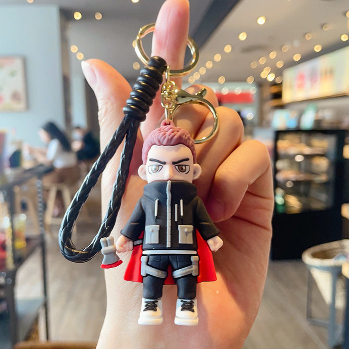 Wholesale Cartoon Doll PVC Keychain JDC-KC-JinG020