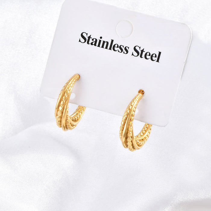 Wholesale  semi-circular earrings female