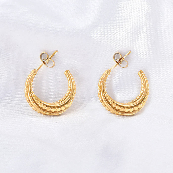 Wholesale  semi-circular earrings female
