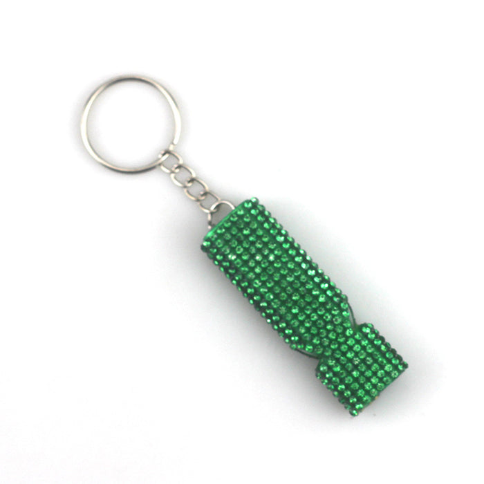 Wholesale Alloy Diamond Whistle Keychain JDC-KC-TouMS027