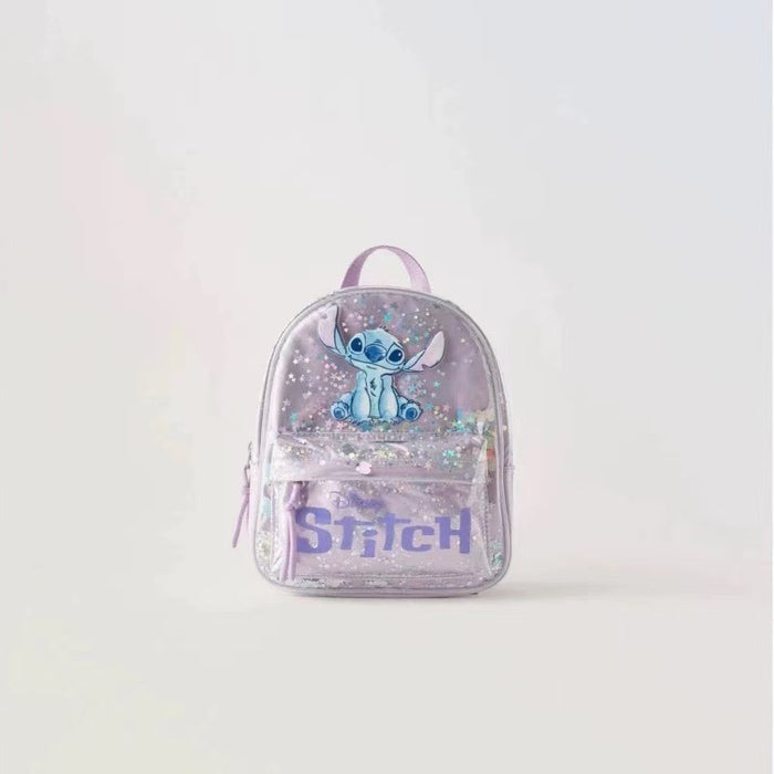 Wholesale Spring  Cartoon  Transparent Sequin Children's Bag Boys and Girls Backpack Kindergarten Backpack