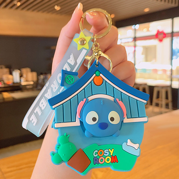 Llavero de monedas de monedas de silicona de dibujos animados al por mayor JDC-KC-KUM017