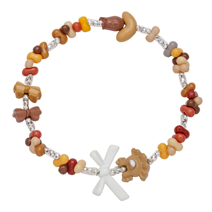 Wholesale Spring lush green leaf butterfly flower bracelet, light luxury, niche exquisite, high-end feel bracelet