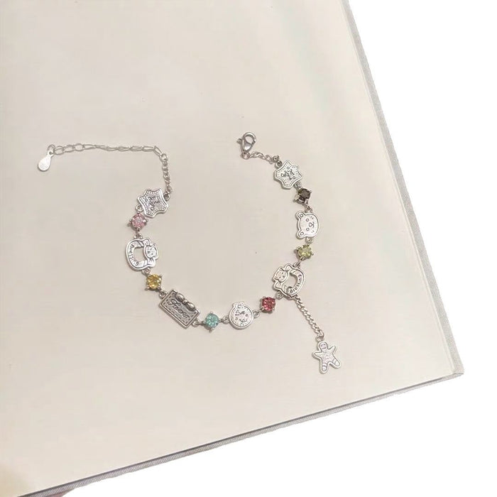 Wholesale Colorful Zircon Bracelet Exquisite Versatile Bracelet Jewelry