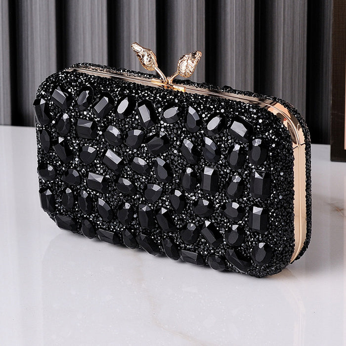 Wholesale Diamond Evening Bag Colorful Resin Diamond Handbag JDC-HB-YiX009