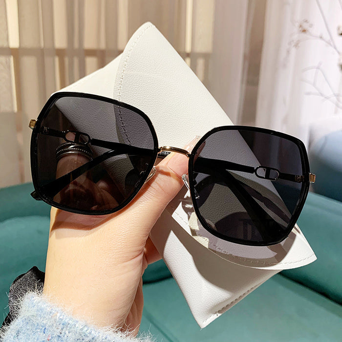 Wholesale sunglasses sunscreen with brown high sense driving UV protection sunglasses women