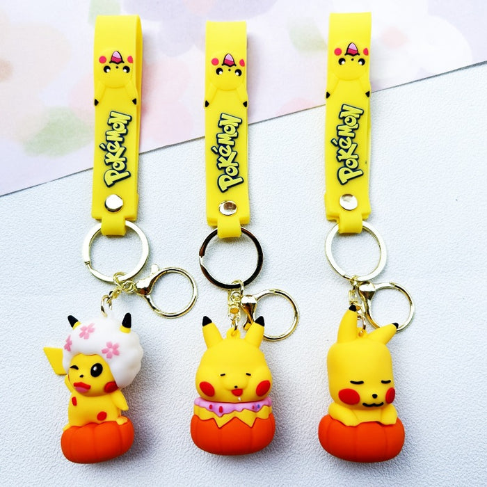 Wholesale PVC Cartoon Doll Keychain JDC-KC-WuYi126