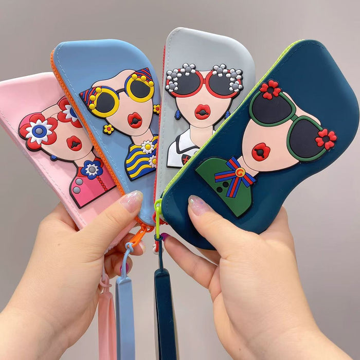 Wholesale Cute Sunglasses Storage Bag Portable Glasses Case