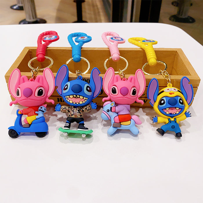 Wholesale Silicone Cartoon Doll Keychain JDC-KC-NLu002