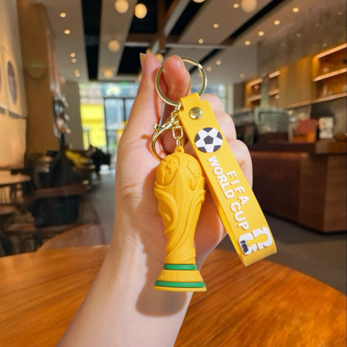Wholesale Mascot doll keychain toy pendant soccer ball