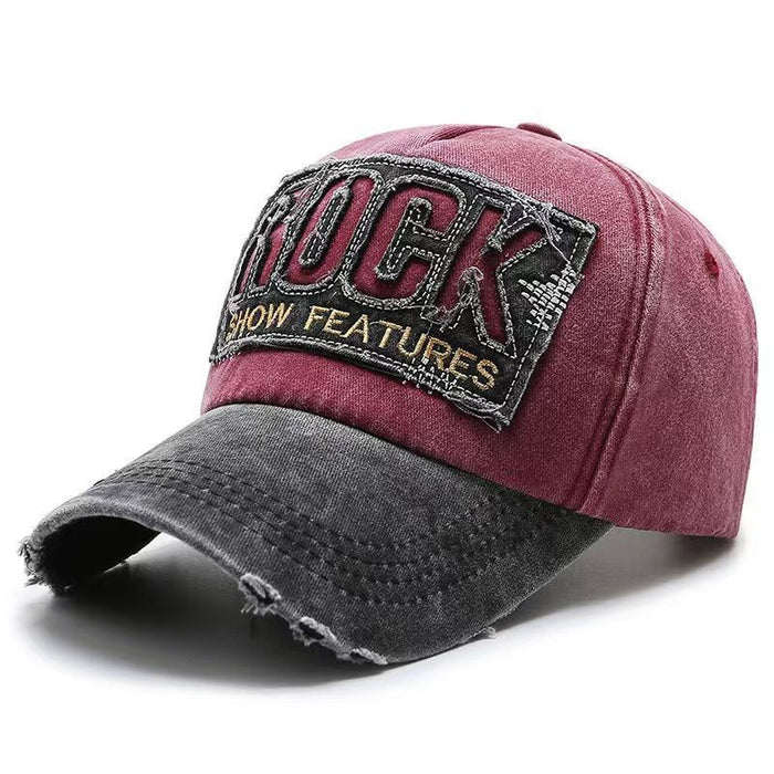 Wholesale Washed Letter Baseball Cap