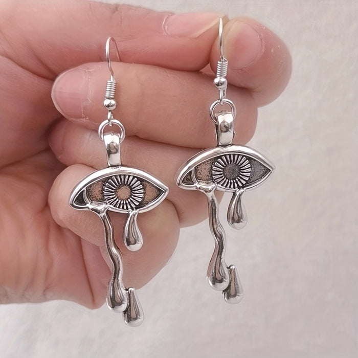 Wholesale   Devil's Eye tears eyes alloy pendant earrings ear jewelry