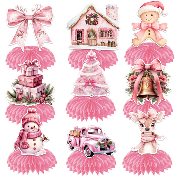 Wholesale Christmas Door Head Decoration Pendant Party Scene Atmosphere Decoration Paper Creative Small Door Hanging