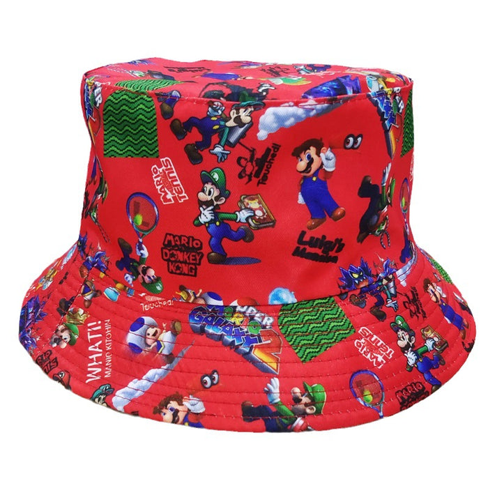 Wholesale Cartoon Print Cotton Bucket Hat JDC-FH-BoD017