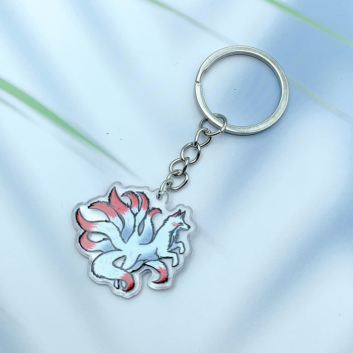 Wholesale Acrylic Mushroom Girl Keychain JDC-KC-HanR002