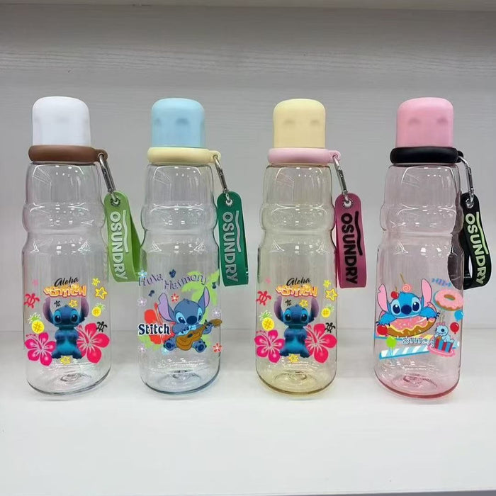 Wholesale cartoon plastic cup large capacity handle Tumblers cup