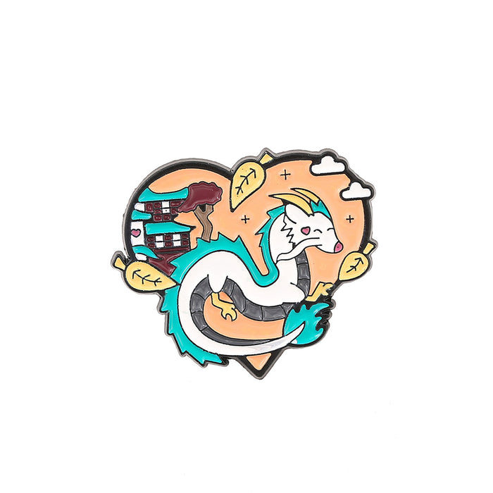 Wholesale Stylish Anime Cartoon Brooch Pin Haku Design For Everyday Chic Resale