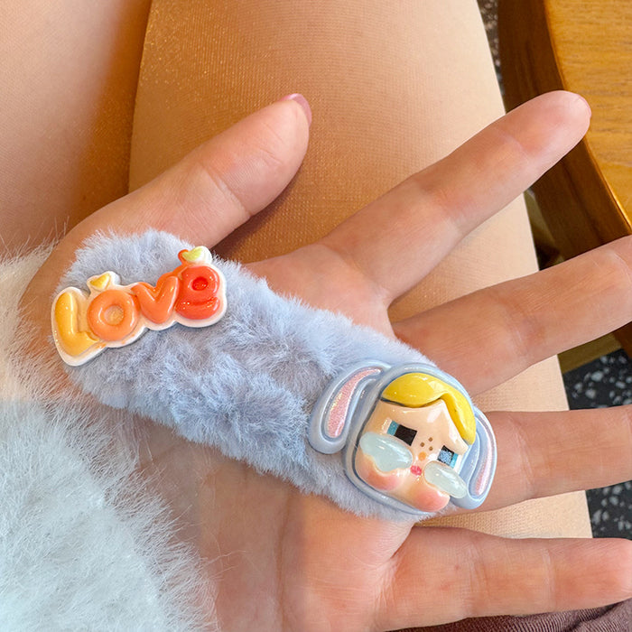 Wholesale Hairpin Cute Little Doll Jewelry Clip Spice Girls New Style Bangs Clip Seamless Broken Hairpin Hair Accessories