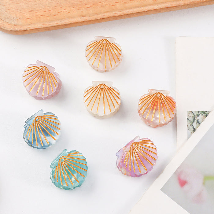 Wholesale Shell Hair Clip Sweet Hairpin Fresh Bangs Clip Hair Accessory