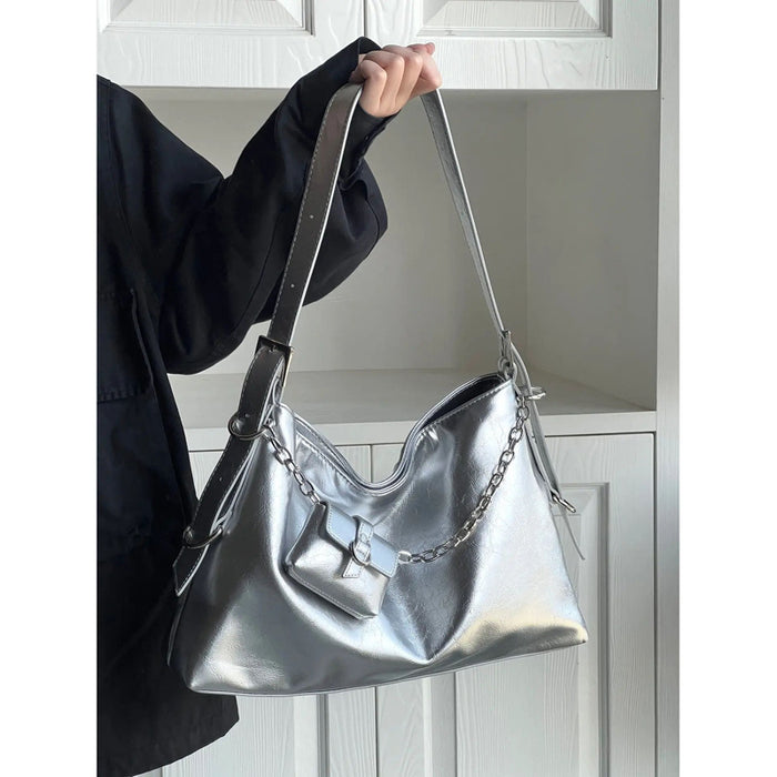 Wholesale High end minimalist shoulder bag, stylish large capacity crossbody bag