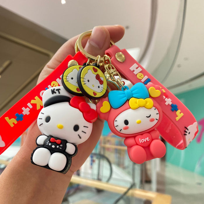 Wholesale cute keychain Cartoon Doll pendant car keychain