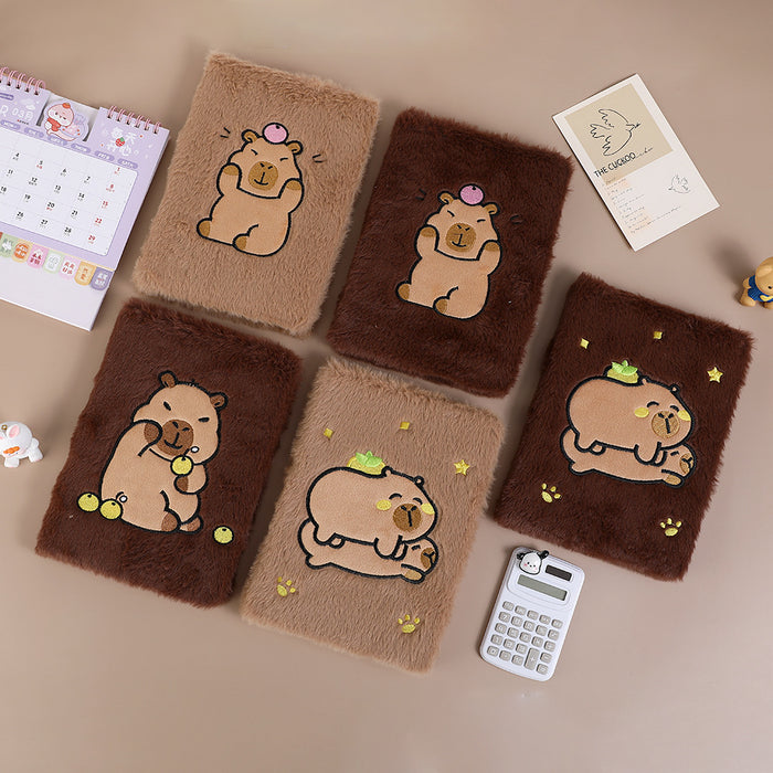 Wholesale Cute Cartonica Plush Children NoteBook