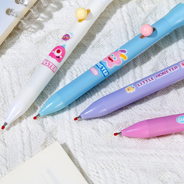 Wholesale Star monster plush doll gel pen creative cute rocking pen plush pen 0. 5mm black water pen