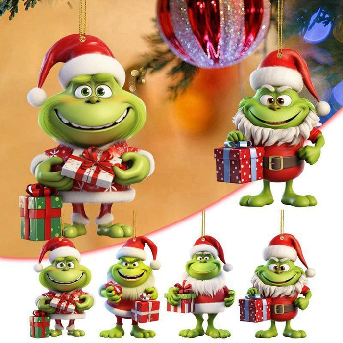 Wholesale Acrylic Creative Cartoon Christmas Tree Decoration JDC-DCN-Yujin002